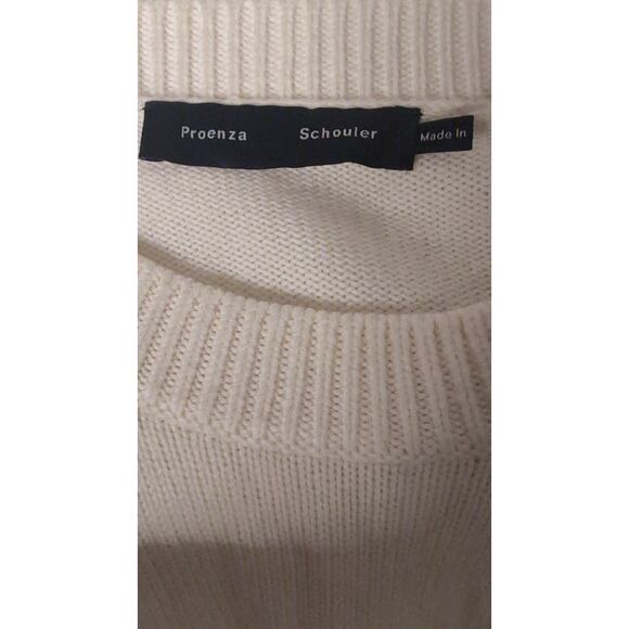 Proenza Shouler designer knit Merino wool plain sweater lg - Picture 12 of 14